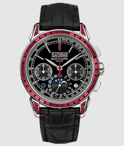 Review Patek Philippe Grand Complications Perpetual Calendar Chronograph 5271P Ruby Replica Watch 5271/12P-001